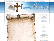 Tablet Screenshot of parrocchiavajont.it